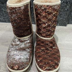 Reversible sequin UGG boots